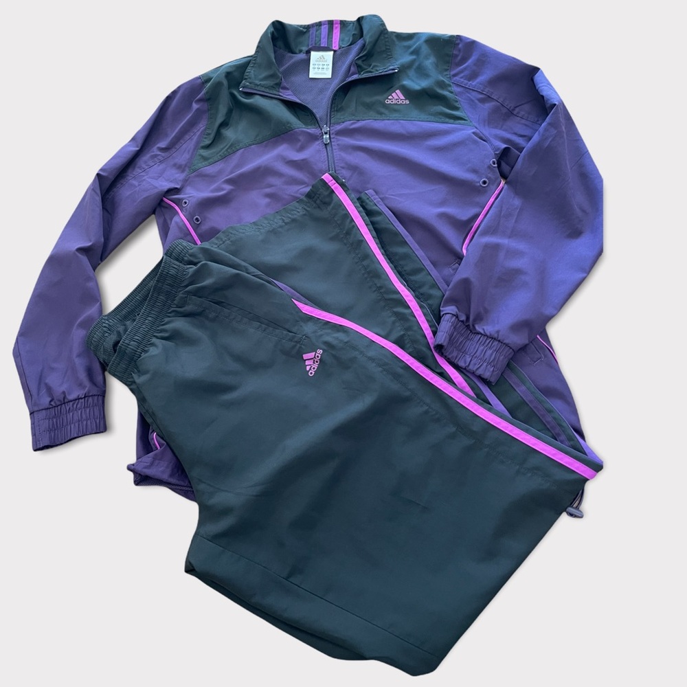 Womens Adidas windbreaker jacket and pants